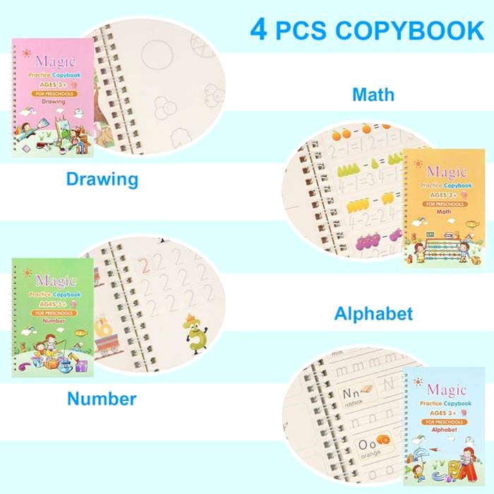 Sank Magic Practice Copybook Set Of 4 Books