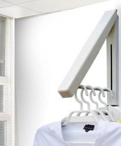 FOLDING WALL CLOTHES HANGER