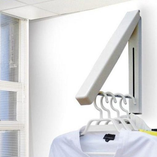 FOLDING WALL CLOTHES HANGER